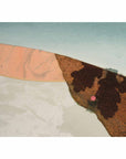 An abstract landscape print suggesting the delicate, watery worlds of autumn.