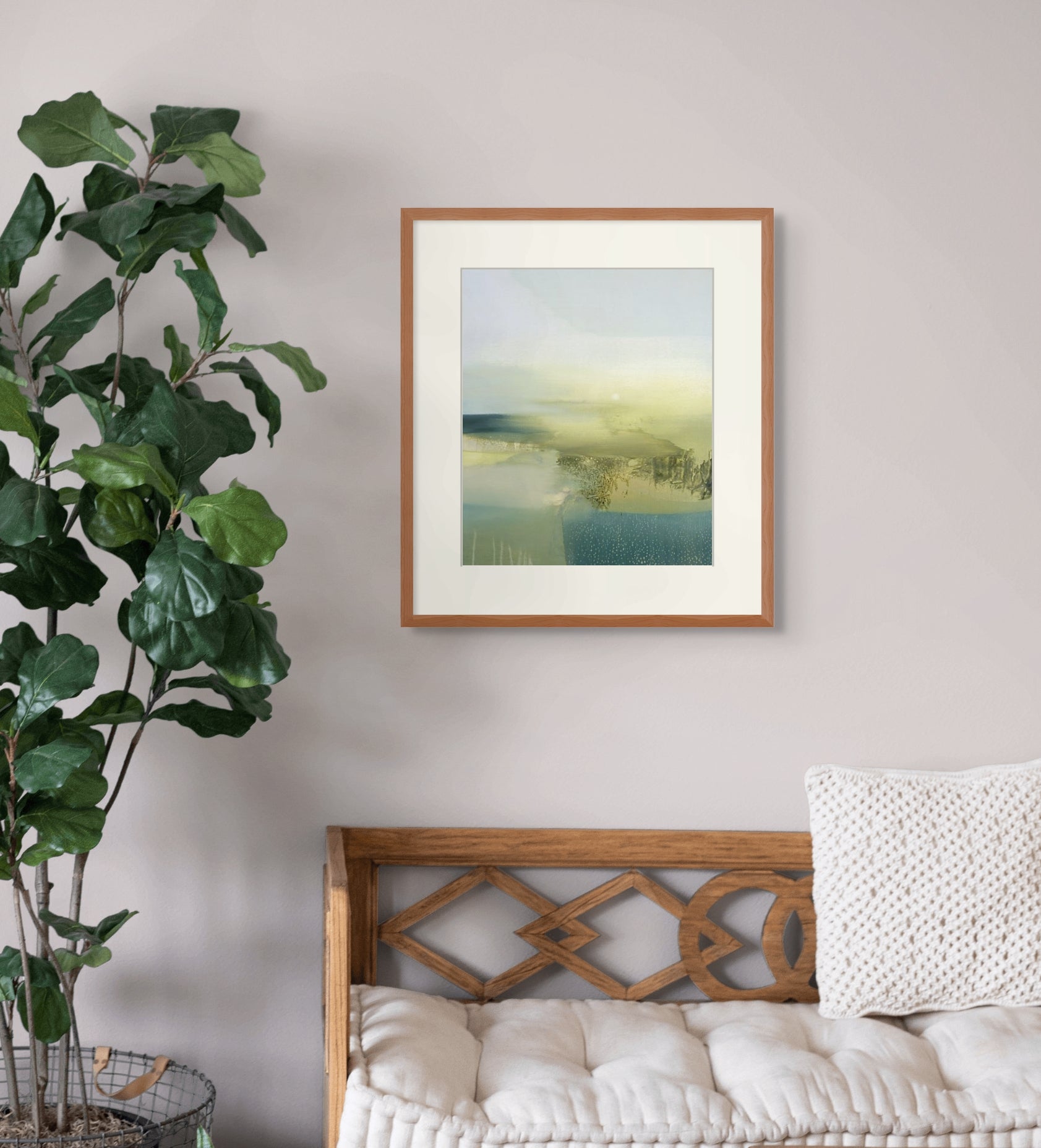 The Face of the Waters }} | Art Print by Nicholas Jones